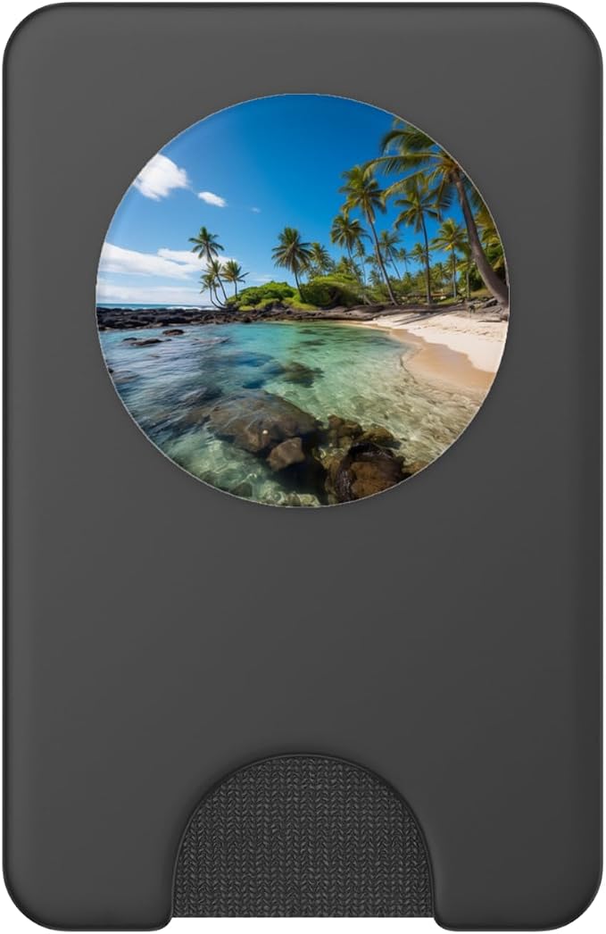 Cute Beach Themed Beach Scene PopSockets PopGrip for MagSafe