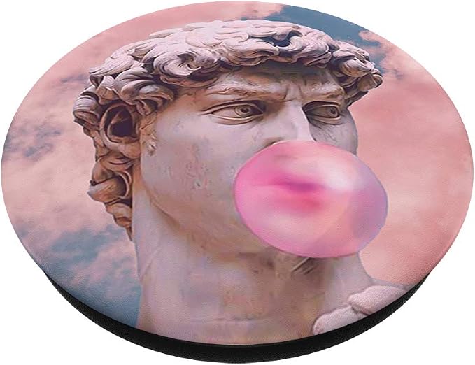 David Michelangelo red Bubble PopSockets Swappable PopGrip