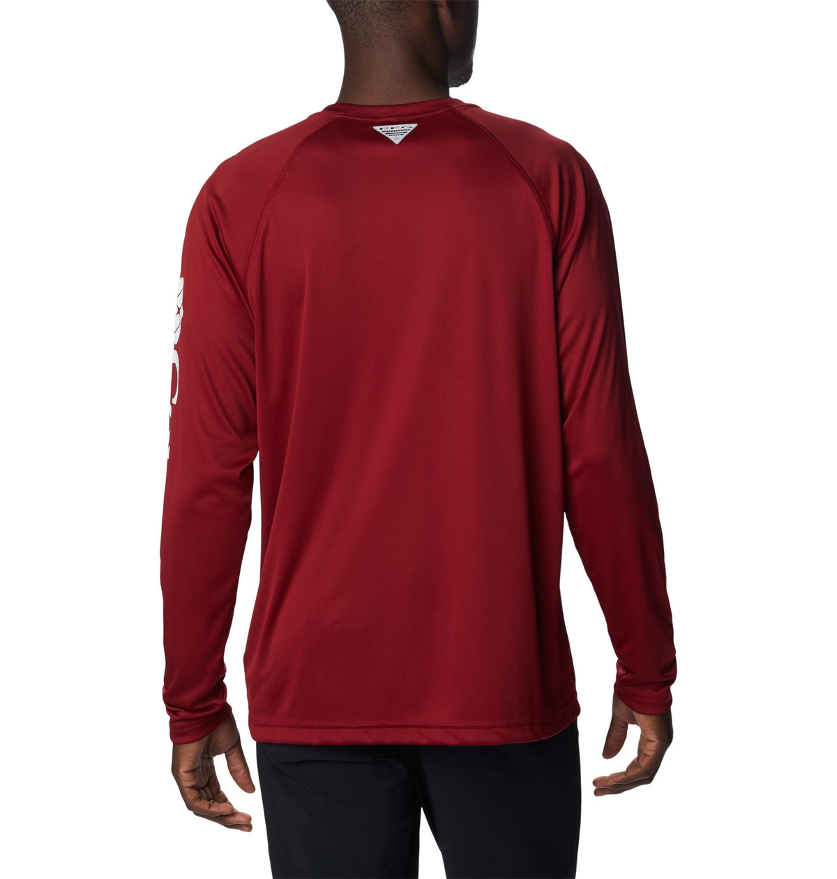 Columbia Men's Terminal Tackle Long Sleeve Big/Tall Shirt, Cherry Blossom/Vivid Blue, Large