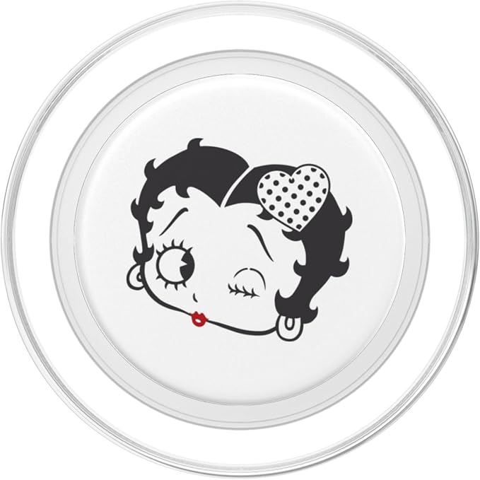 Betty Boop Dot Heart Wink PopSockets Adhesive PopGrip