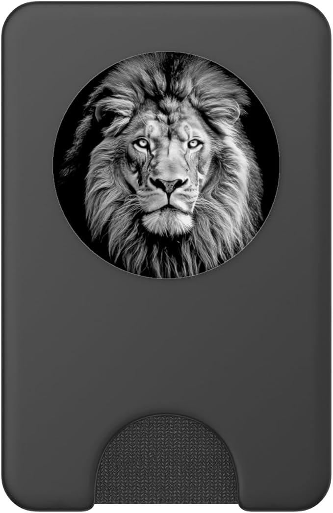 Fierce Lion Animal Reflection Leo Lion PopSockets Adhesive PopGrip