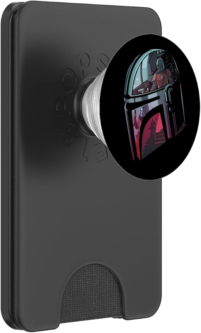 Star Wars The Mandalorian Helmet Reflection PopSockets Adhesive PopGrip