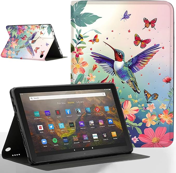 Case for Amazon Kindle Fire HD 10 &amp 10 Plus Tablet(Fit for 10.1 13th/11th Generation 2023/2021 Release)Ultra Slim Multi-Angle Viewing Auto Wake/SleepAstral Cat