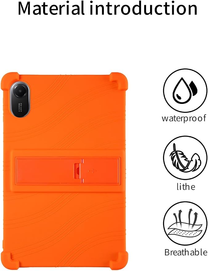 for Xiaomi Redmi Pad 2 Tablet 11 inch Tablet CaseBOVUGAC Soft Silicone Adjustable Stand Shockproof Kids Friendly for Redmi Pad 2 11 Tablet(Black)