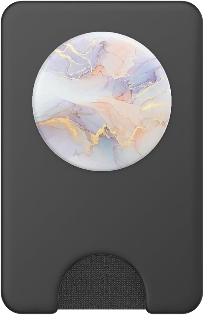 Marble-Like Pink with Purple and Gold Colors PopSockets Adhesive PopGrip