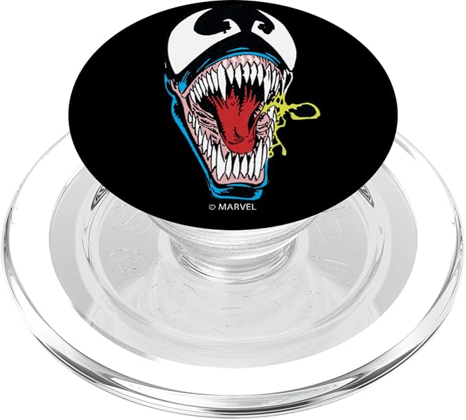 Marvel Spider-Man Venom Retro Big Face PopSockets Standard PopGrip