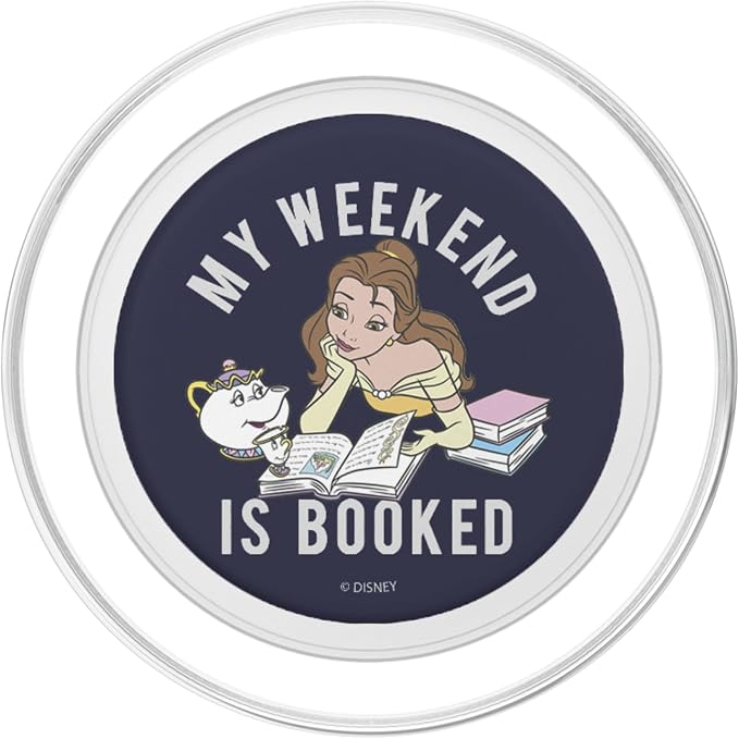 Disney Beauty and The Beast Belle My Weekend is Booked PopSockets Adhesive PopGrip