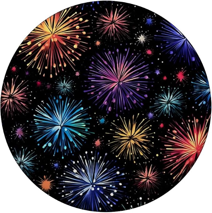 Colorful Firework PopSockets PopGrip for MagSafe