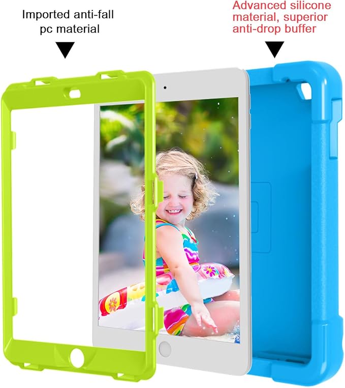 AKABEILA Compatible with Amazon Fire HD 8 2020/2022 Tablet Case，Rugged Kids Case with Stand Lightweight Shockproof Kids Friendly Tablet Cover Black
