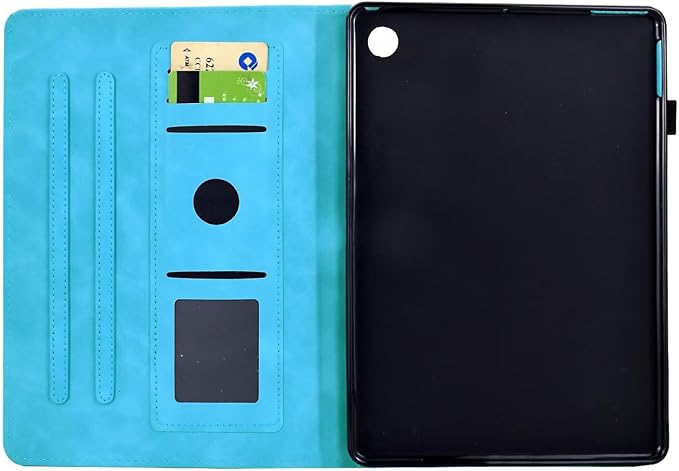 Case for Kindle Fire HD 10 &amp Fire HD 10 Plus 13th/11th Generation 2023 2021 | Synthetic Leather Flip Folio Stand Cover with Auto Wake/Sleep for Kindle Fire HD 10 &amp Fire HD 10 Plus Beach