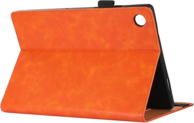 Case for Samsung Galaxy Tab A11 Plus 11 Inch 2025 Released (Model: SM-X310/SM-X315/SM-X236) Bussiness PU Leather Cover Flip Stand with Elastic Band &amp Card Holder-Brown