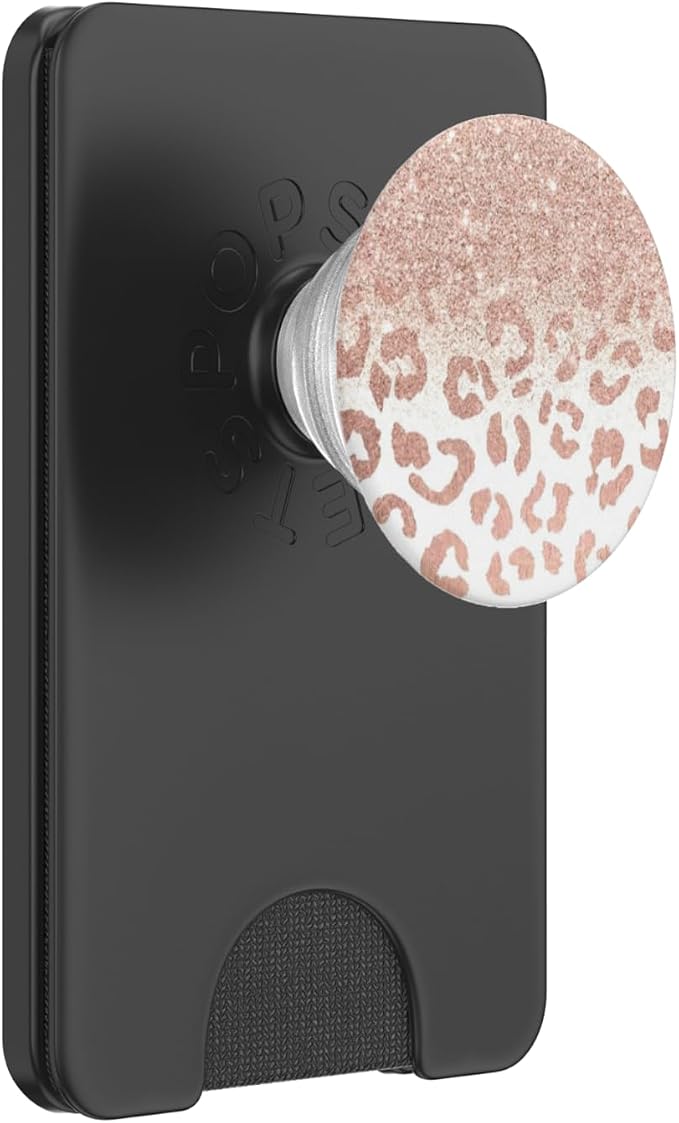 Rose-Gold Leopard Phone Grip PopSockets Adhesive PopGrip