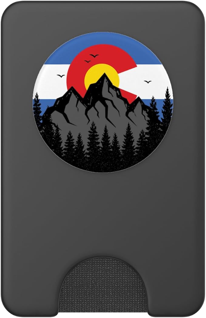 Colorado Rocky Mountains Coloradan State Flag PopSockets Adhesive PopGrip