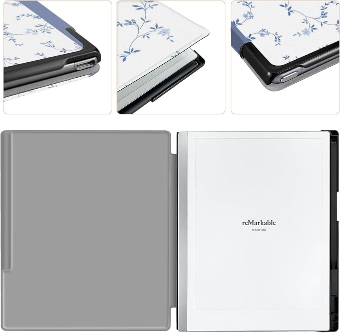 Case for Remarkable 2 Paper Tablet 10.3 2020 ReleasedLightweight and Hard Back Shell Protective Book Folio Cover with Built-in Pen HolderComes with Remarkable 2 Pen Tips.