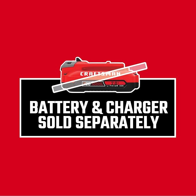 CRAFTSMAN V20 USB Adapter USB Power Source for Charging Phone Tablet Batteries and More Bare Tool Only (CMCB002B)