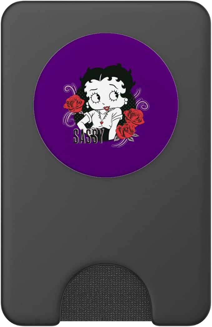 Betty Boop Sassy Roses PopSockets Adhesive PopGrip
