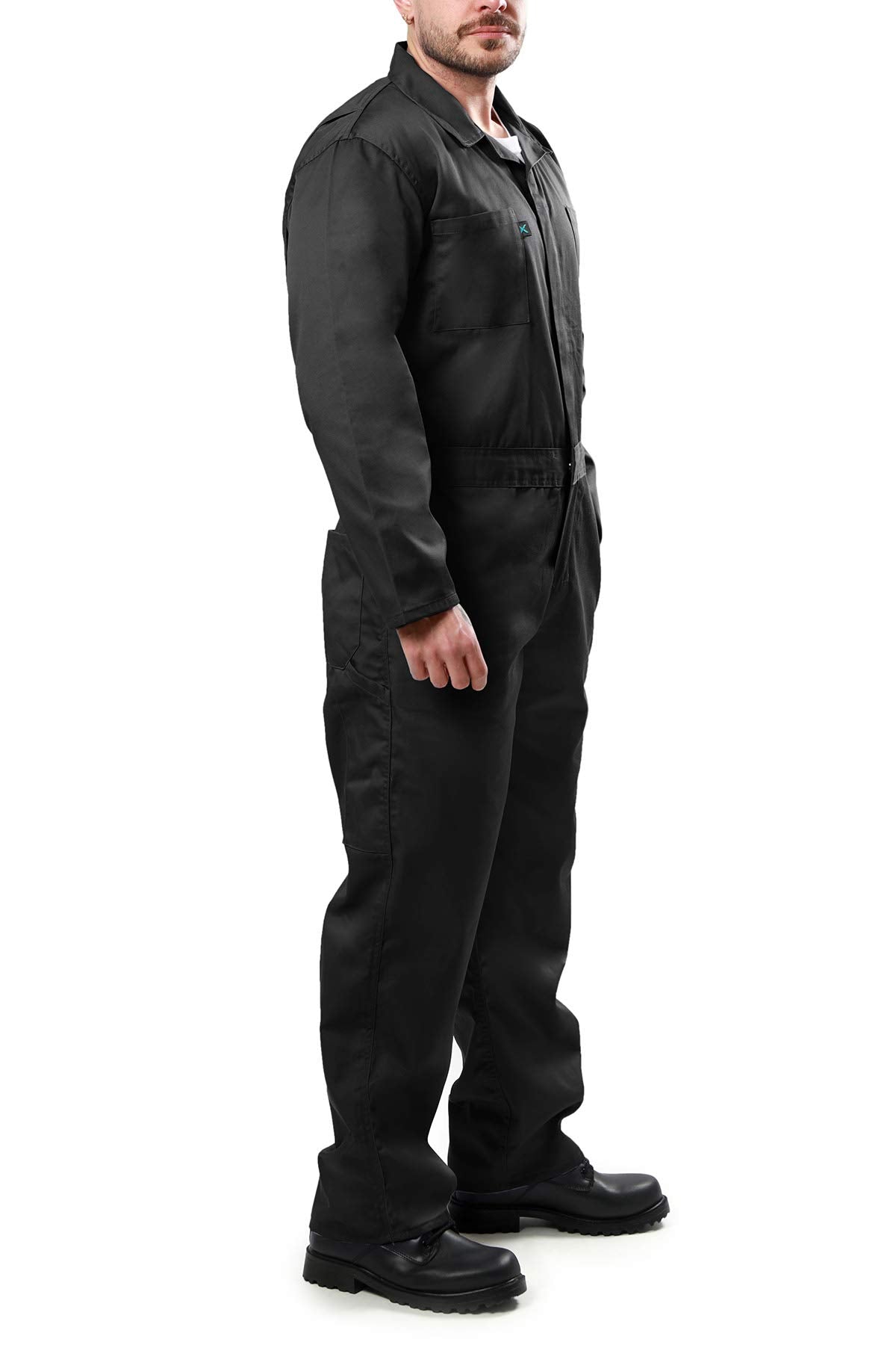 Kolossus Coveralls for Men Long Sleeve Cotton Blend Work Jumpsuit