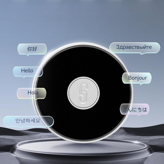 Wisoqu AI Language Translator Device, Real Time 140+ Languages Text Voice Photo Translation with Video Call Support, for Travel Business Communication