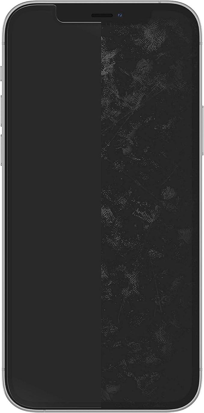 OtterBox Alpha Glass Screen Protector for iPhone 12 &amp iPhone 12 Pro | Flawless Touch Response Fingerprint &amp Scratch Resistant Screen Protector for iPhone Vibrant Clarity