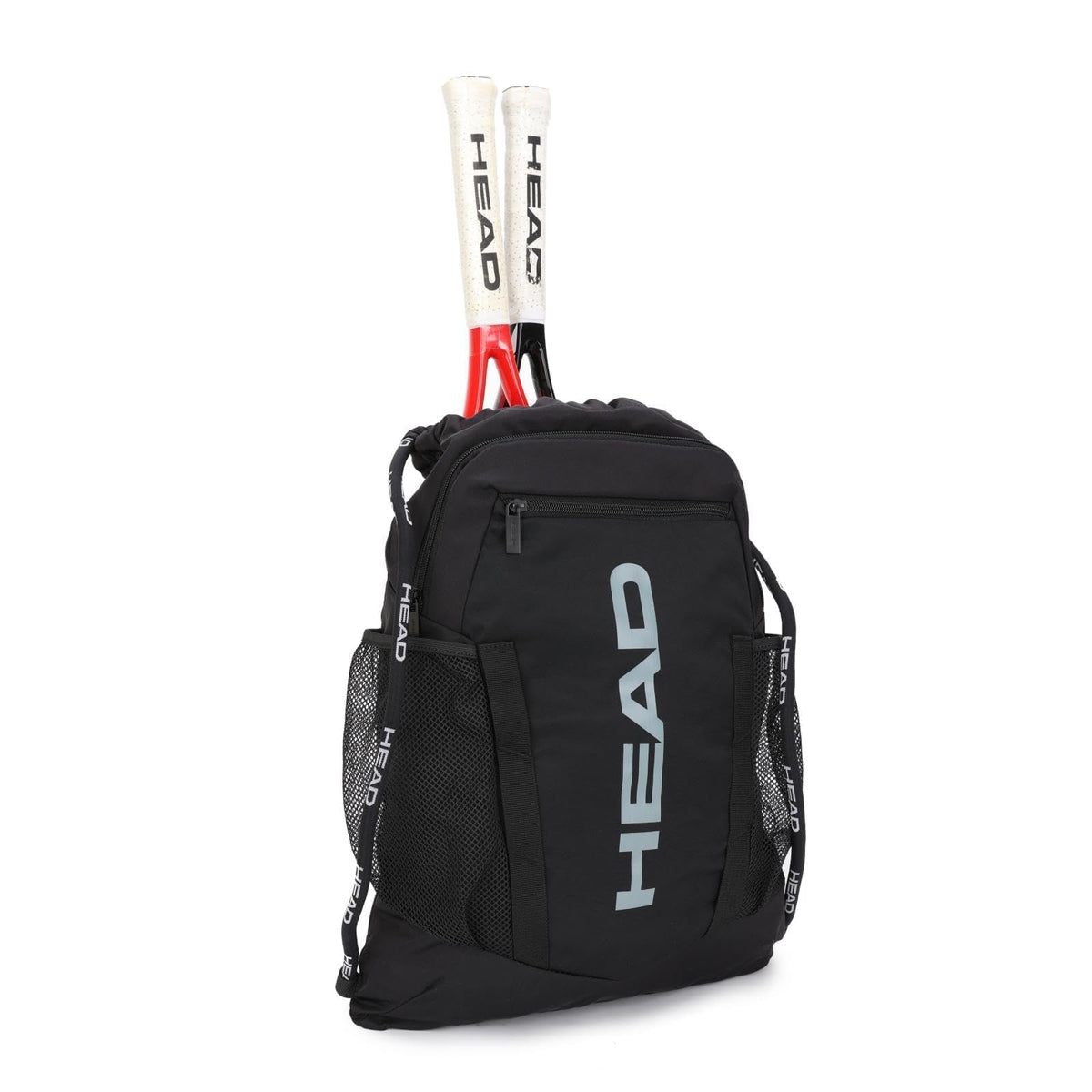HEAD Men's Drawstring Backpack with Shoe & Phone Pocket,Bottle Holder