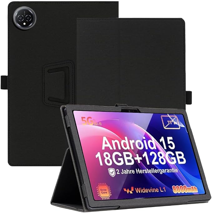 Case for Headwolf HPad6 12 Inch Tablet Premium PU Leather Folio Folding Stand Protective Tablet Cover with Hand Strap Magnet for Headwolf HPad6 12 Inch Tablet