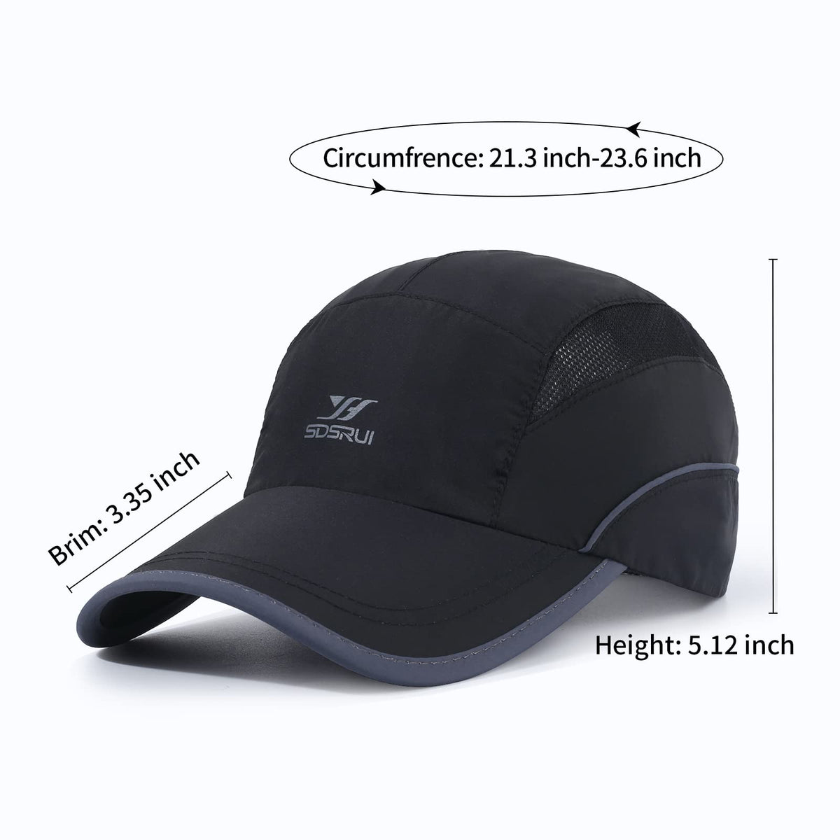 Kozinu Running Hat Mesh Sports Baseball Cap Quick Drying Cap for Men Women