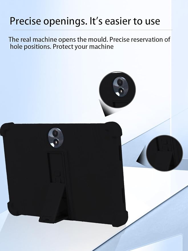 for TCL NXTPAPER 11 Plus Android 15 Gaming Tablet11.5 2.5K Ultra Clear Display Tablet Model CaseSoft Silicone Adjustable Stand Cover Lightweight Kids FriendlyBlack.