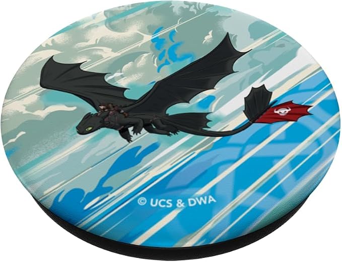 DreamWorks Dragons Hiccup and Toothless Conquer the Skies PopSockets Adhesive PopGrip