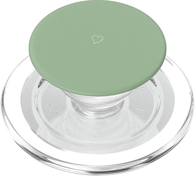 Cute Heart Love Matcha Green PopSockets Adhesive PopGrip