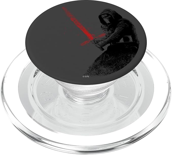 Star Wars Kylo With Red Lightsaber Distressed Art PopSockets Adhesive PopGrip
