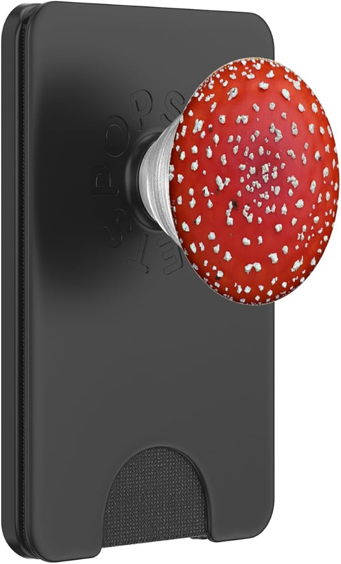 Mushroom Red Fly Agaric Amanita Nature Fungus Forest Design PopSockets Adhesive PopGrip
