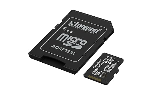 Kingston 64GB Canvas Select Plus microSD Card | Up to 100MB/s | Class 10, UHS-I, U1, V10, A1 | SDCS3/64GB