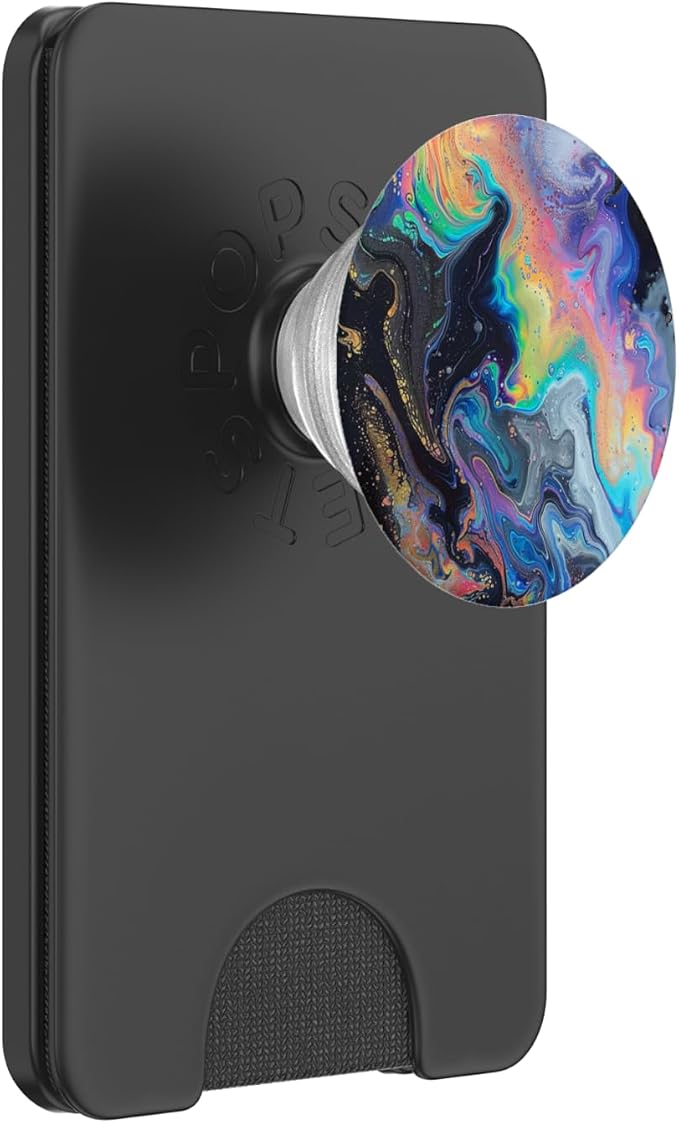 Electric Oil Slick PopSockets Adhesive PopGrip