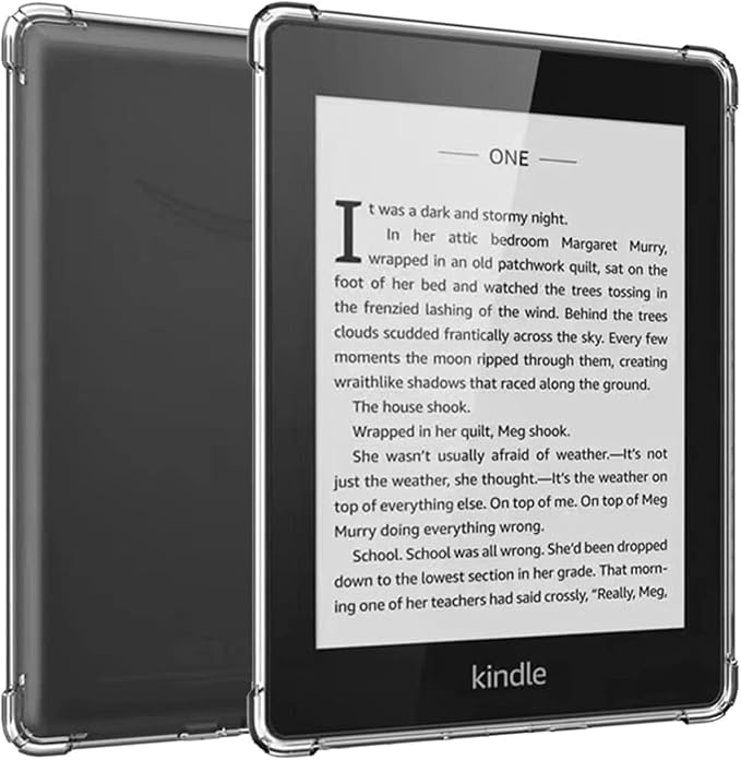 Clear Case for All-New Amazon Kindle Fire Max 11 Tablet (13th Generation 2023 Release) 11 Slim Lightweight Shell Transparent Soft TPU Back Shockproof Crystal Reinforced Corner Cover Clear
