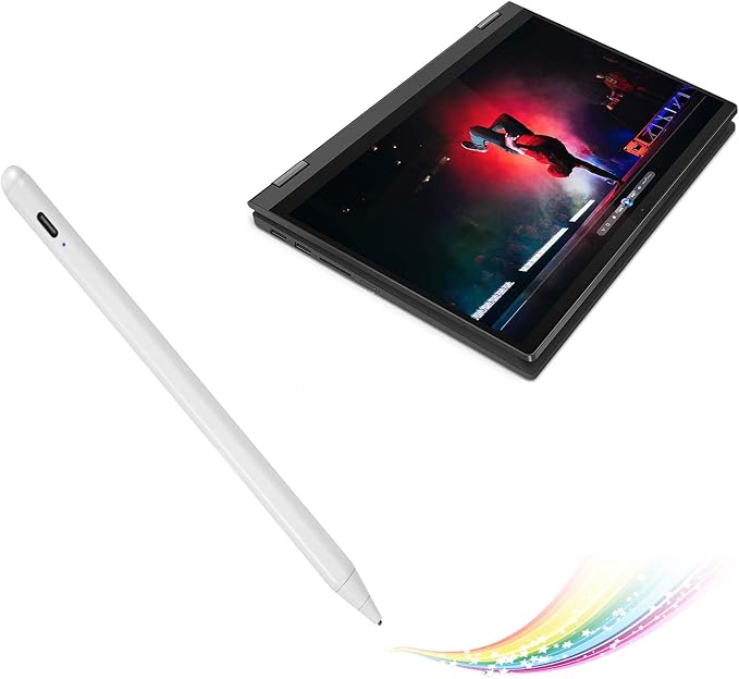 Active Stylus Pen for Lenovo Flex 5/7 2-in-1Digital Pencil Compatible with Lenovo Flex 5/7 2-in-1 Stylus PenGood for Note-Taking and Sketching Pens with Touch ControlWhite