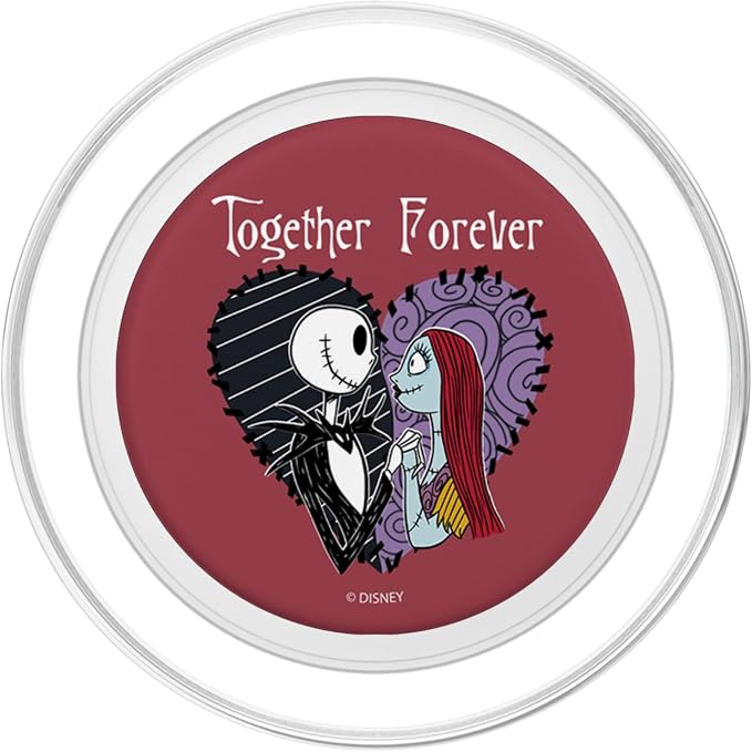 Disney The Nightmare Before Christmas Jack &amp Sally Forever PopSockets PopGrip: Swappable Grip for Phones &amp Tablets