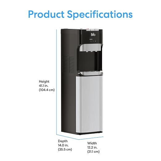 Brio Commercial Grade Bottleless Ultra Safe Reverse Osmosis Drinking Water
