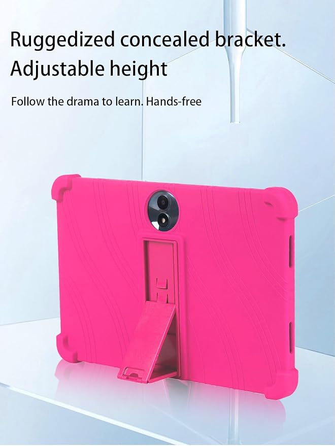 for TCL NXTPAPER 11 Plus Android 15 Gaming Tablet11.5 2.5K Ultra Clear Display Tablet Model CaseSoft Silicone Adjustable Stand Cover Lightweight Kids FriendlyBlack.