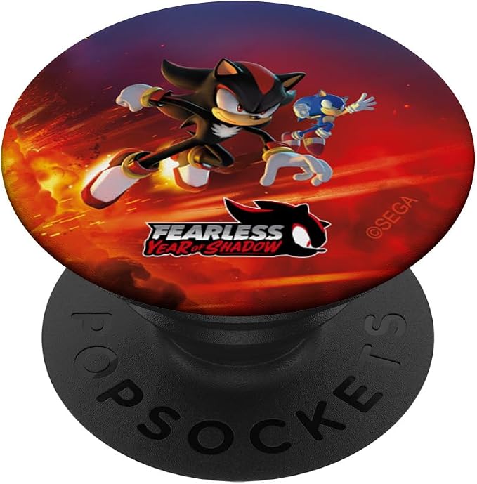 Sonic The Hedgehog Fearless: Year of Shadow Key Art PopSockets PopGrip for MagSafe