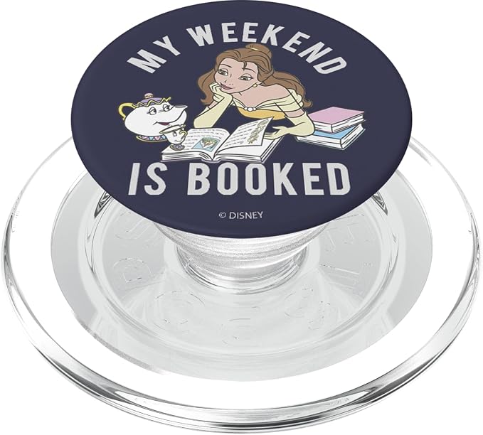 Disney Beauty and The Beast Belle My Weekend is Booked PopSockets Adhesive PopGrip