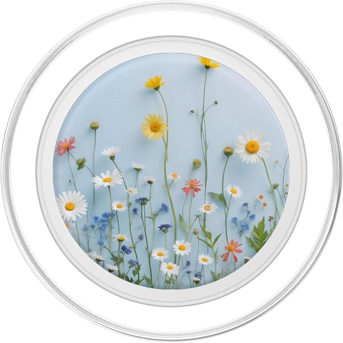 Mixed Flower Bouquet Floral Pattern PopSockets PopGrip for MagSafe