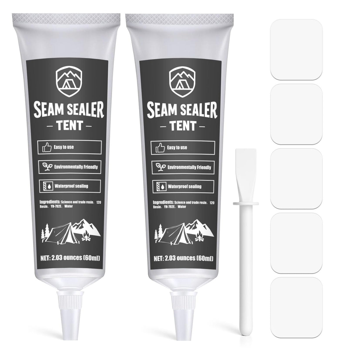 1DFAUL 120ml Tent Seam Sealer Waterproof, Seam Sealer Tent Sealant Repair