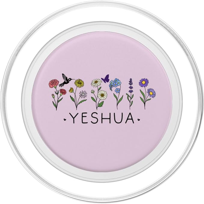 Yeshua Christian Bible Verse Butterfly Scripture God Quotes PopSockets PopGrip for MagSafe