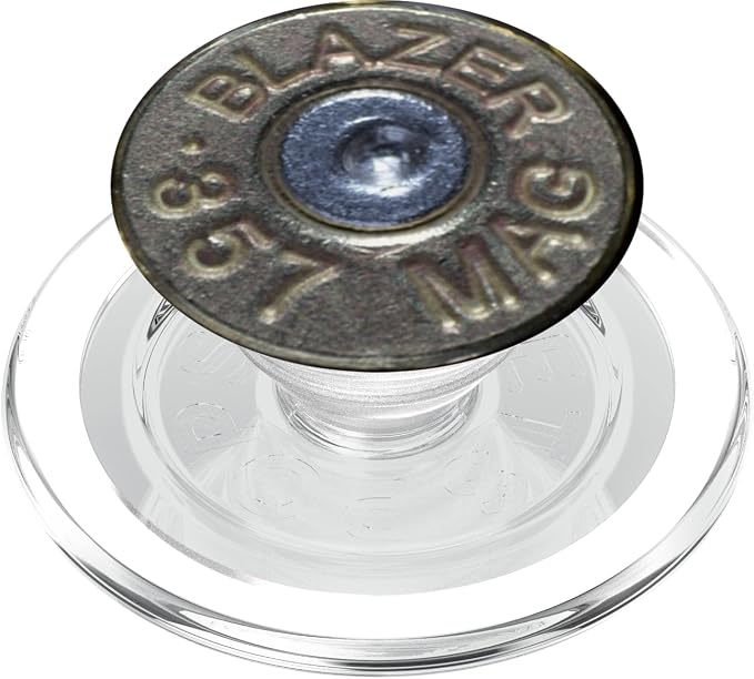 357 Mag Spent Bullet casing Brass-Awesome Gun Collector Gift PopSockets Adhesive PopGrip