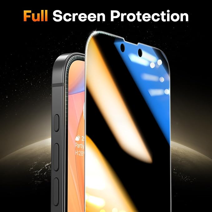 TOCOL for Pixel 2026 Screen Protector Clear | Easy Installation Bubble-Free 9H+ Tempered Glass 11FT Military Grade Shatterproof Anti-Scratch Case Friendly HD 2 Pack