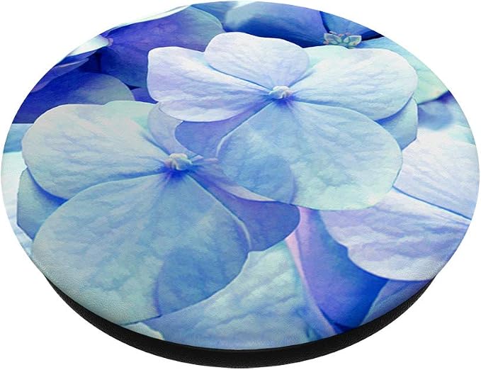 Beautiful Blue Hydrangea flowers floral garden art PopSockets PopGrip: Swappable Grip for Phones &amp Tablets