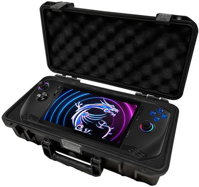 Hard Shell Carrying Case Waterproof Bag Professional Cover for MSI Claw PC Gaming Handheld A1M 7 2024Large Capacity Storage Case for DockChargerAccessories