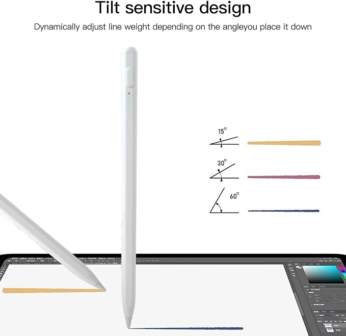 2023 New Touch Screen Stylus Pen Compatible for iPad 2021 9th gen/2020 8th gen/2019 7th gen/2018 6th gen - Black