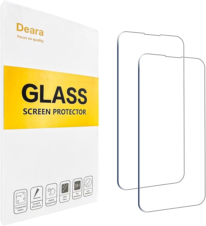 Deara ArmorPro 9H+ Tempered Glass Screen Protector for iPhone 11 Pro/Xs/X [5.8 Inch] Case Friendly (Longest Durable) 2 Pack