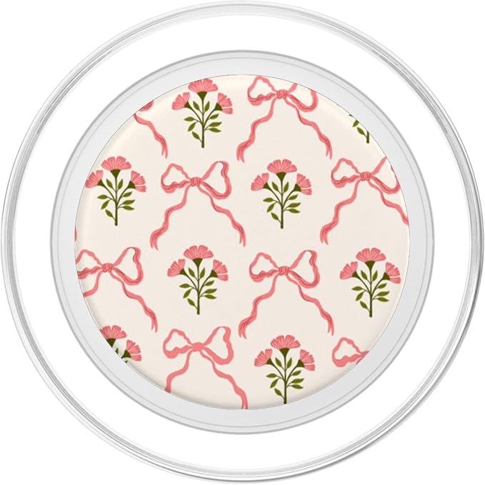PopSockets Floral Bow Phone Grip – Coquette Bloom PopSockets PopWallet for MagSafe